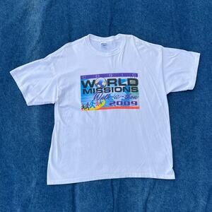 y2k Gildan 2009 Cogic World Mission Walk-a-Thon graphic tee